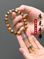 Boutique Cook round pearl beads single circle hand string Bodhi text play Buddha rosary necklace handheld collection jewelry