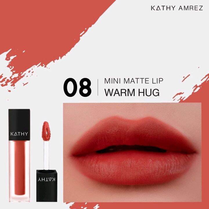 ลิปกระแต-ลิปแมท-kathy-amrez-mini-matte-lip-มินิแมทลิป-ราคา-99-ปกติ-199