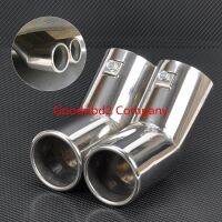 Chrome Stainless Steel Exhaust PipeTail Rear Muffler Tip For VW MK4 Golf Jetta Bora 2002 2003 2004 2004 2005 2006 CA01991