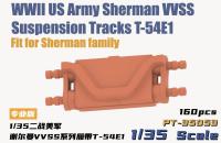 Heavy Hobby PT-35053 WWII US Army Sherman VVSS Suspension Tracks T-54E1 1:35