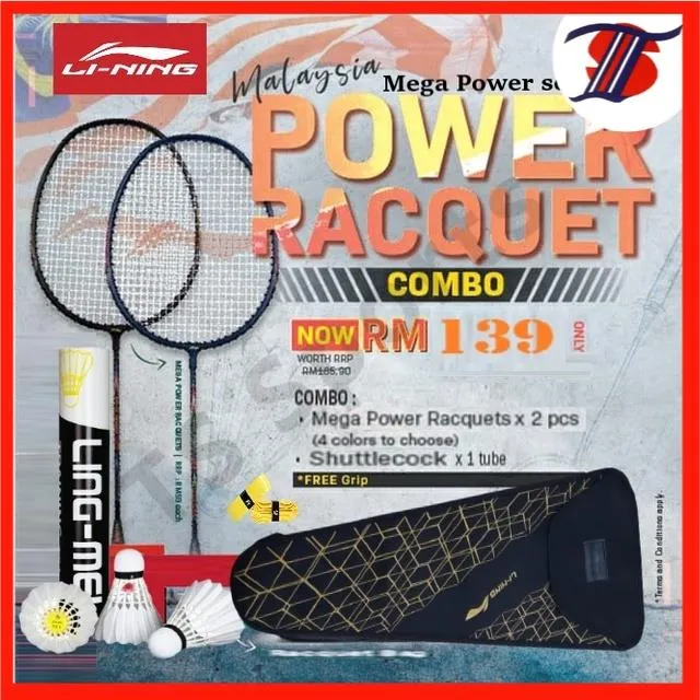 ♠ Badminton Rackets Raket badminton Original LINING xp Megapower YONEX gr201 series Badminton