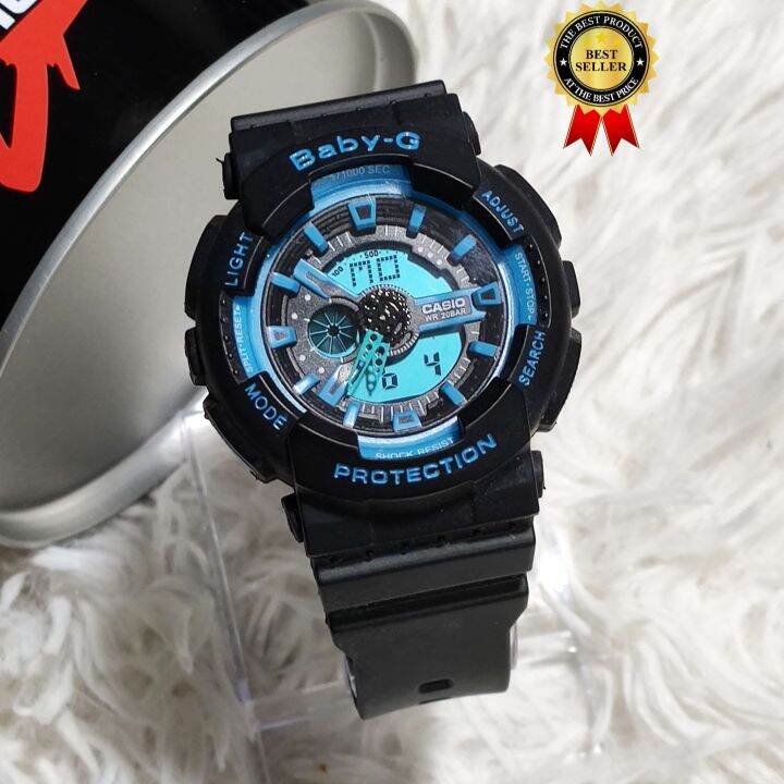 Dual Time Baby G BA110BC Women's Fashion Watch Actual Pic. Japan