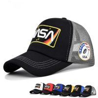 ✽™✗ NASA Embroidered baseball cap for man and woman Outdoor sports Snapback Mesh hat and casual sun visor Adjustable trucker cap