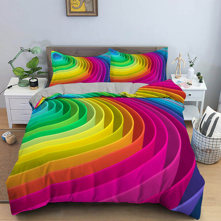 3d-duvet-cover-psychedelic-twin-bedding-set-luxury-quilt-cover-with-zipper-closure-23pcs-queen-size-comforter-sets