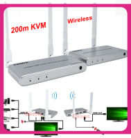 USB KVM HDMI ไร้สาย200เมตรเครื่องขยายเครื่องส่งเครื่องรับ1080P Loop Screen Mirroring สำหรับ PS4 PS5กล้องแล็ปท็อป PC กับจอ T· V