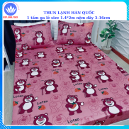 Ra trải giường Lẻ thun lạnh hàn quốc đủ Kích Thước -không áo gối