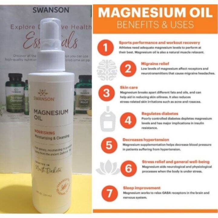Magnesium Oil Spray 237ml Magnesium Chloride Brine from Zechstein Sea