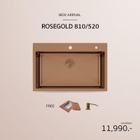 ซิงค์ล้างจาน 1 หลุม รุ่น ROSEGOLD 810/520