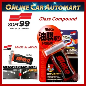 Bundle & Save] Soft 99 Glaco Glass Compound + Glaco Large Application