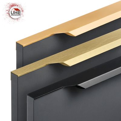 ☸☢ Invisible handle edge banding Aluminum Pull edge kitchen Cabinet drawer customized Furniture Hardware