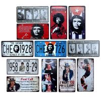 【YF】❣■  Michael Jackson Che Guevara Metal Tin Sign License Plates Plaque Restaurant Decoration Room 15x30cm