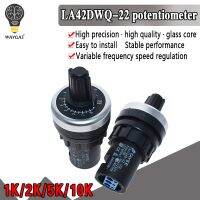 LA42DWQ-22 1K 2K 5K 10K 22mm Diameter Pots Rotary Potentiometer Converter Governor Inverter Resistance Switch