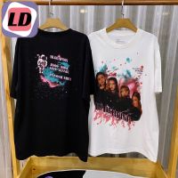 LD  เสื้อเชิ้ตผู้ชายเสื้อผ้าชาย    T-shirt  (ขายส่งได้)เสื้อยืดแขนสั้น Blackpink