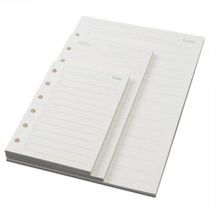 SDFBN Students Grid Daily Planner A5 A6 A7 Line Dot Spiral Binder Paper ...