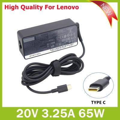 20V 3.25A 65W ชนิด C AC แล็ปท็อปที่ชาร์จอะแดปเตอร์สำหรับพลังงาน Lenovo X1คาร์บอน X270โยคะ X280 T580 P51 P52s E480 E470 S2 ADLX65YCC3A Yuebian