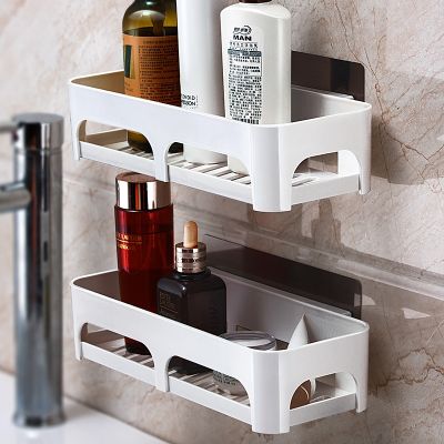 ❉┇ Bathroom articles and utensils shelf toilet washroom washstand bathroom shelf toilet without punching wall hanging two packages