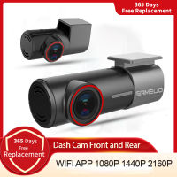 SAMEUO U700 DASH CAM 3K 1944P Car Dvr recorder Night Vision DVR with 24H Parking Mode G-Sensor Wi-Fi Monitor Video Optional GPS