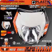 ✗ Powerzone Motorcycle Dirt Bike Motocross Supermoto Universal Headlight Headlamp For KTM EXC XCW EXCF SX SXF 125 250 300 450 500