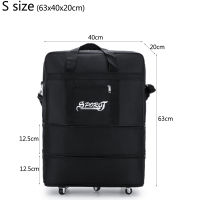 Consignment Trolley Case with Wheels Folding Large Capacity Travel Bag Oxford Cloth Carry On Hand Luggage Suitcases