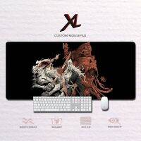 XL แผ่นรองเมาส์เกมมิ่งแบบกำหนดเอง Samurai Fantasy Art แผ่นรองเมาส์ - สำนักงานกันลื่นขนาดใหญ่