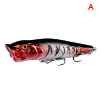 KLKLJYFI 1PC Big popper ตกปลาล่อเหยื่อตกปลาประดิษฐ์ crankbait wobblers Hook Lure