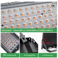 ไฟปลูกต้นไม้ ไฟ LED Grow Light AC220V 50W 100W 200W 300w หลอดไฟ LED แบบเต็มสเปกตรัม ไฟต้นไม้ โคมไฟการเจริญเติบโตของพืชไฮโดรโปนิกส์เรือนกระจก