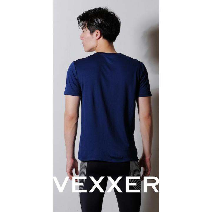 vexxer-running-shirt-x01-สีกรม-เสื้อกีฬา-แขนสั้น-เสื้อยืด-เสื้อวิ่ง-ออกกำลังกาย