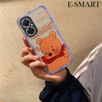 เคสมือถือสำหรับ VIVO Y27 Y36 ฝาหลัง นิ่มและซิลิโคนใสกันการตกการ์ตูนหมีหมูน่ารักสำหรับ VIVO Y36 Y27เคสใส่โทรศัพท์