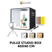 Puluz Studio Box 40X40 CM ตู้ถ่ายภาพสินค้า 40 เซนติเมตร พร้อมไฟ LED และฉากหลัง 12 สี