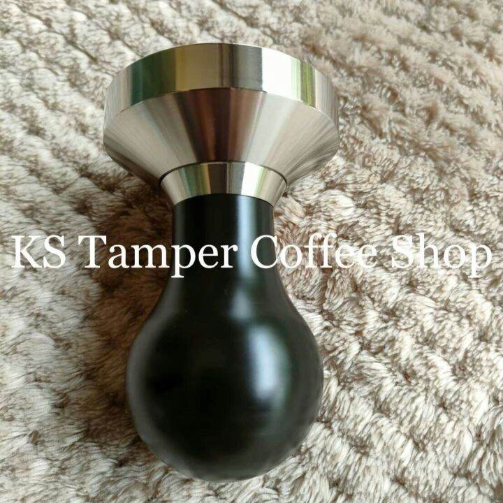 ด้ามกดกาแฟ-tamper-coffee-by-ksขนาดเส้นผ่านศูนย์กลาง51-53-54-57-58-58-5มม-ผลิตจากวัสดุสแตนเลสแท้304