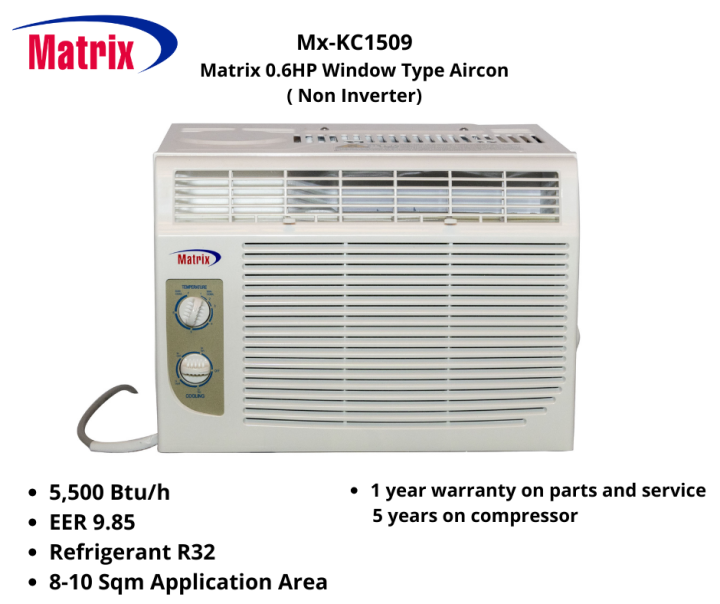 matrix aircon 0.6 hp review