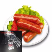 ปลอกเกรดอาหาร 5PC สำหรับไส้กรอก Salami ความยาว: 50 ซม. กว้าง 50 มม. เปลือกสำหรับเครื่องทำไส้กรอกสุนัขร้อนปลอกพลาสติกกินไม่ได้-Naeki