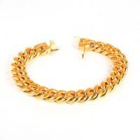 Uppi-hip hop chunky โลหะ Miami CHAIN ผู้ชาย Choker เครื่องประดับ GOLD สีเคลือบ cuban CHAIN celtc4or