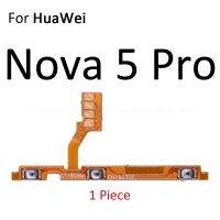 สวิตช์สายเคเบิลงอได้ปุ่มเปิดปิดพลังงานสำหรับ Huawei Nova 5i 5 Pro 4e 4 3 3i 3e 2 2S 2i บวก2017เสียงเบาเสียงเงียบเบา LHG3762อะไหล่ P