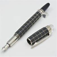 Star-walk MB Fountain Pens Silver Black Lattice High Quality Ink Writing Stationery Luxury Office Supplies With Serial Number  Pens