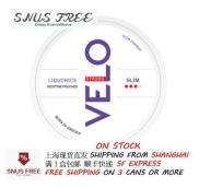 Swedish Snus snus Velo Licorice Strong Slim All white licorice