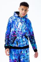 HYPE X NERF BLUE GRAFFITI KIDS PULLOVER HOODIE