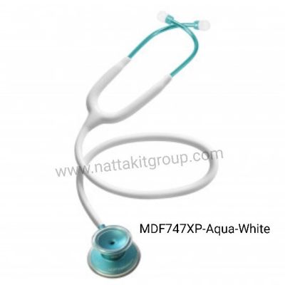 MDF หูฟังทางการแพทย์ Stethoscope Acoustica - Cosmo 747XP#AQ29 (Aqua-White)