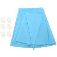 Silicone Pastry Bags 3 Sizes Reusable Icing Piping Bags Baking Cookie Cake Bags (12Inch 14Inch 16Inch)- 6 Pack - Bonus 6 Icin