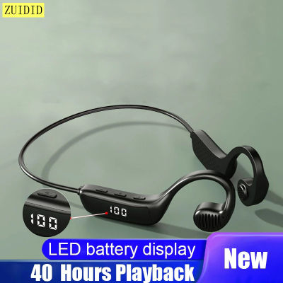 S368 Bone Conduction Headphones Wireless Bluetooth 5.1 LED Earphones Display Open Ear Sport IPX6 Waterproof Headset With Mic