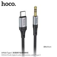 Hoco UPA26 สาย AUX แจ็คTypeC/L AUX สายสัญญาณเสียง สำหรับ ลำโพง รถยนต์ มือถือ [ของแท้ 100%]