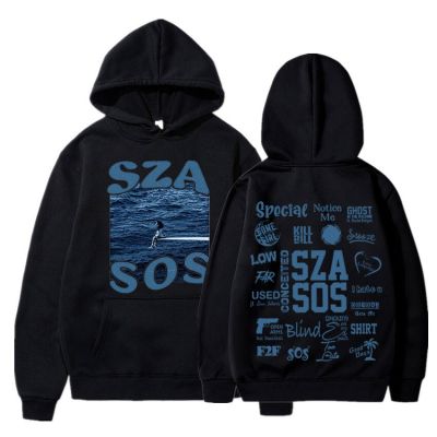 SZA Music Album SOS Graphic Hoodie Men s Vintage Oversize Hoodies Casual Loose Gothic Sweatshirt Hip Hop Streetwear Unisex Size XS-4XL