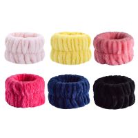 【DT】hot！ Spa Wrist Washband Soft Microfiber Reusable Wristbands Washing Face Sport Sweatban 1pcs