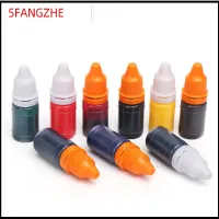 5FANGZHE 8ml 9 Color สีสัน ร้อน น้ำมัน งานฝีมือ DIY อุปกรณ์สำนักงานโรงเรียน สมุดภาพ ซีลไวแสง เครื่องปั๊ม หมึกเติมแฟลช