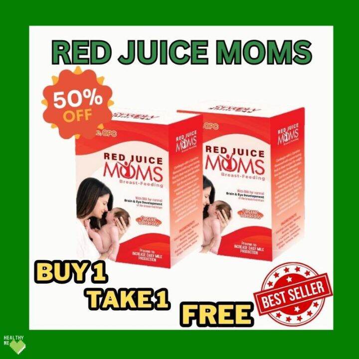 BUY 1 TAKE 1 Red Juice Moms For Breastfeeding Mom with DHA for Normal