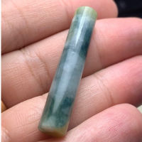 จี้ หยกพม่า กระบองเห้งเจีย หรือ เสาค้ำสมุทร ฮกลกซิ่ว ทอง ขาว เขียวฟ้า Natural Burma Jadeite Jade A type เครื่องประดับ