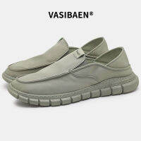 VASIBAEN?สามารถจ่ายเงินเมื่อได้รับสินค้า? รองเท้าผู้ชายแบบสวมผ้าสไตล์ปักกิ่งโบราณ,รองเท้าสลิปออนรองเท้าผ้าใบบุรุษผ้าวิสคอสระบายอากาศรองเท้าใส่สบายรองเท้าทำงานกีฬารองเท้าลำลอง