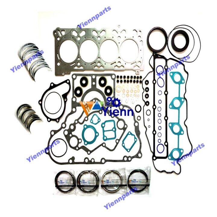 V2607 V2607CRE4 Overhaul ReRing Kit For Kubota Engine Spare Parts Tractor ER470 ER460 M5040