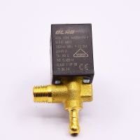 ITALY OLAB SERIE 6000 AC220V 230V Mini Brass Steam Air Water Flow Valve Normally Closed N/C Coffee Maker Machine Solenoid Valve Valves