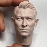 16 Scale Chineses ดาวที่มีชื่อเสียง Andy Lau Unpainted Head รุ่นวัยกลางคนสำหรับ12Figures DIY อุปกรณ์เสริม